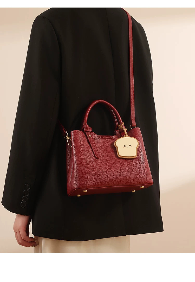 七五三 誕生日 記念日 大容量 パッチワーク ファー ボア A4 帆布 ミニトート キャメル プレゼント 2wayバッグ