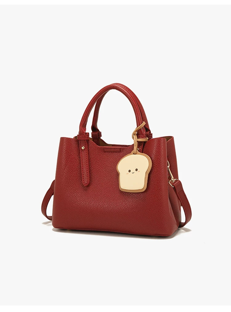 七五三 誕生日 記念日 大容量 パッチワーク ファー ボア A4 帆布 ミニトート キャメル プレゼント 2wayバッグ