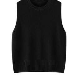 ◇【柔らかく快適な肌触り 上質ウール100％ 】エクストラファインウール ベスト T-00018 4枚目の画像