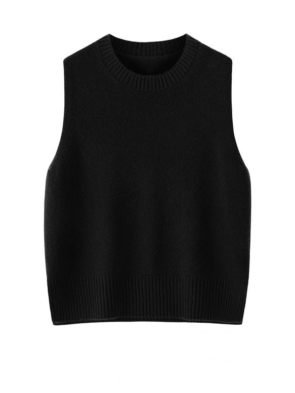 ◇【柔らかく快適な肌触り 上質ウール100％ 】エクストラファインウール ベスト T-00018 4枚目の画像