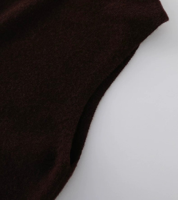 ◇【柔らかく快適な肌触り 上質ウール100％ 】エクストラファインウール ベスト T-00018 13枚目の画像