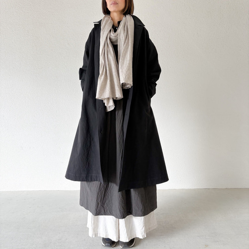 GRENFELL × SHIPS 別注 バルマカーンコート コットンポプリン コットンポプリン バルマカーンコート(裏地付き) | Fabric-okinawa