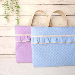 ほっこりくまちゃんのアップリケ レッスンバッグ/レッスンバッグ