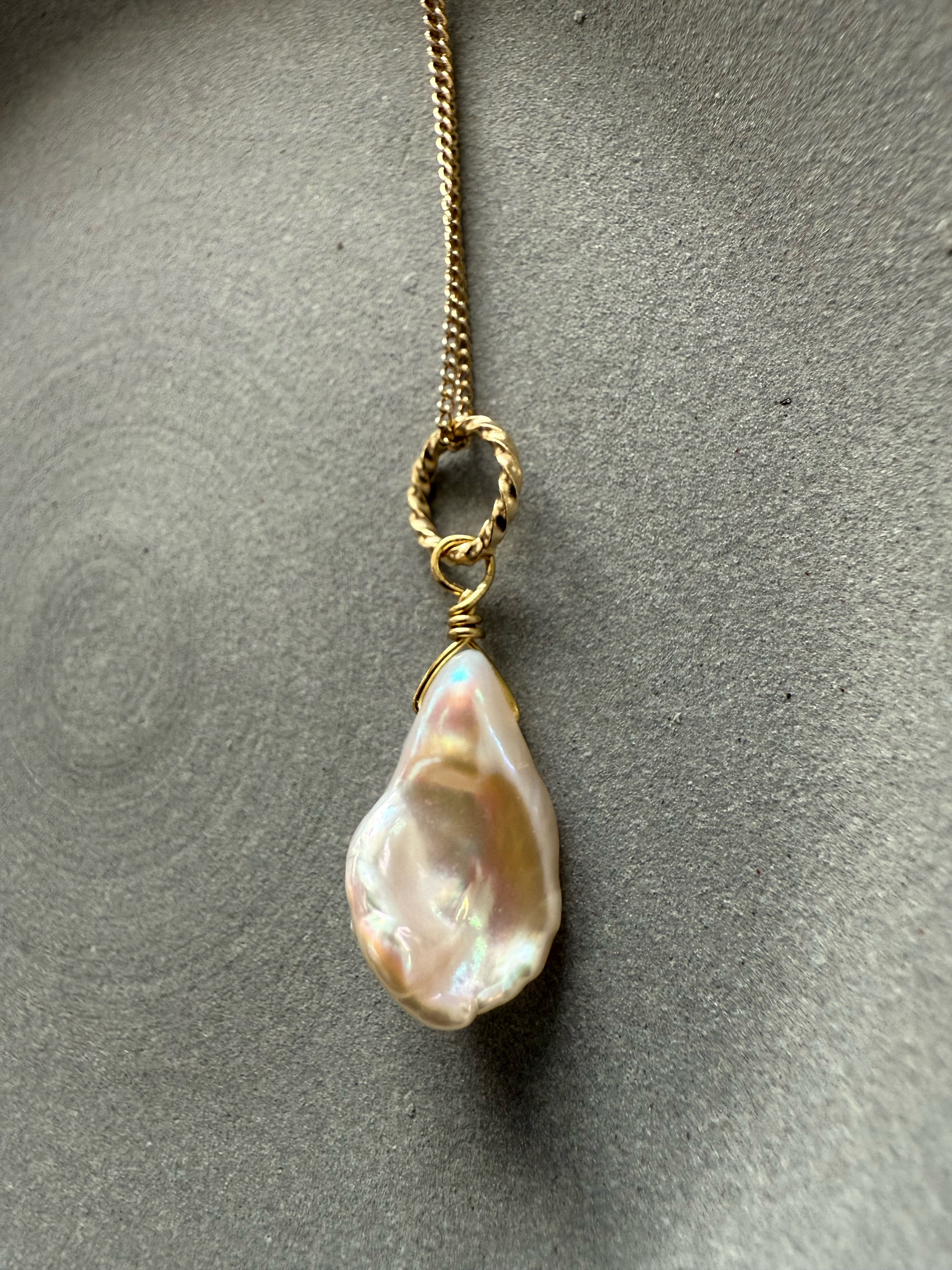 花びらのような美しい淡水パール♚ペンダントトップ