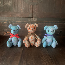 着物リメイク ワイドパンツ/フリーサイズ M〜L ロングパンツ