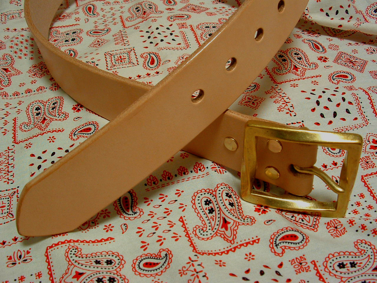 5ミリ厚ヌメ革ベルトG2バックル 極厚ベルト