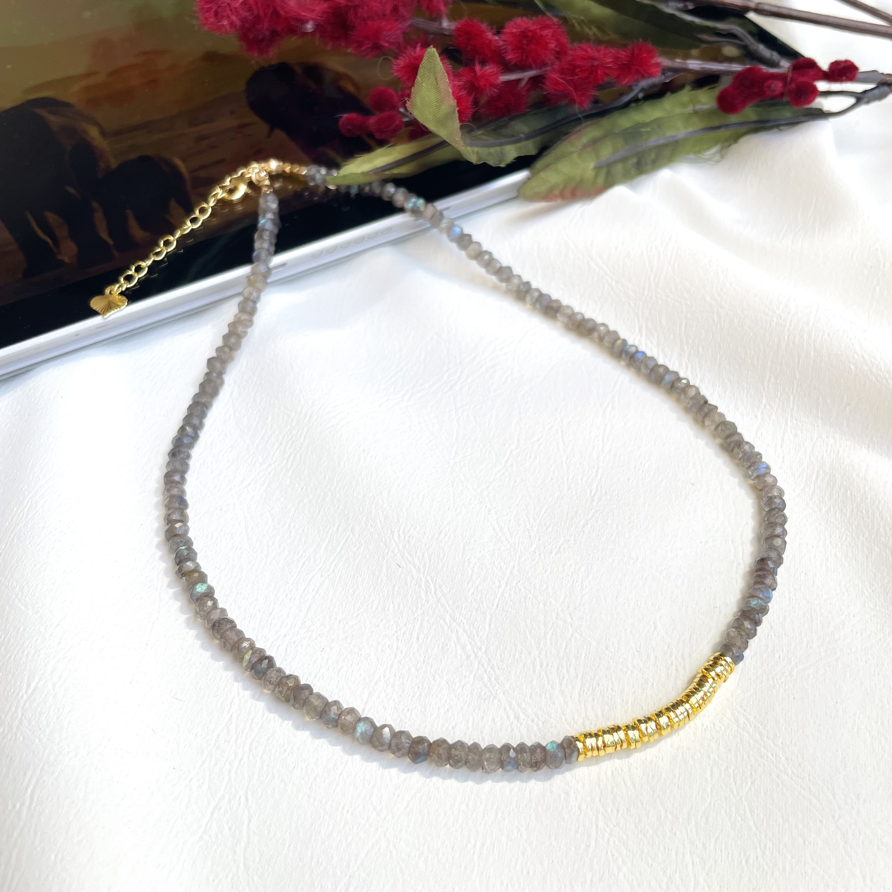 Pieces of the Earth◆ラブラドライトネックレスⅰ