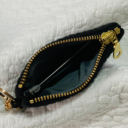 nubi ブラック　選べる　コインケース　H9W12.5 ヌビポーチ　ミニポーチ　小物入れ　色々選べる　大人可愛い　 7枚目の画像