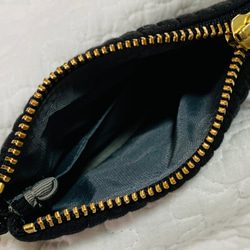 nubi ブラック　選べる　コインケース　H9W12.5 ヌビポーチ　ミニポーチ　小物入れ　色々選べる　大人可愛い　 6枚目の画像