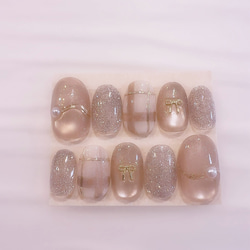 現品限り フットネイル ネイルチップ ペディ ニュアンスネイル サイズ