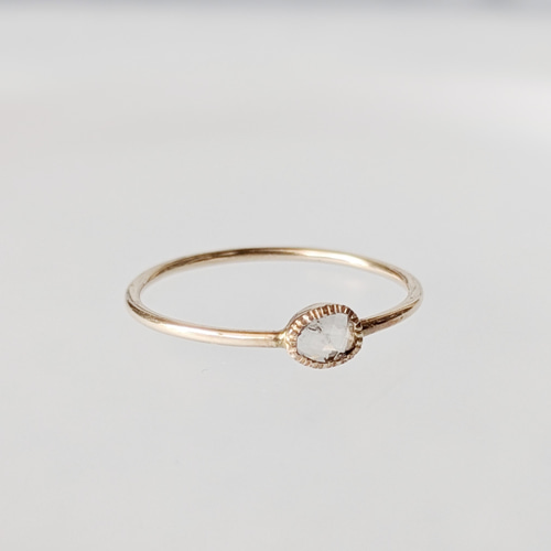 SALE/送料無料】一点物13号 K10YG 天然ダイヤモンドリング ご褒美