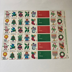 アメリカ クリスマスシール100枚のシート その他素材 まめうそ 通販