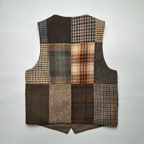 HARRIS TWEED ツイード ベスト HARRIS TWEED（ハリスツイード） ベスト 秋冬 ウール 毛 100% ビジネス