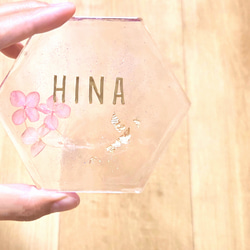 透明　ネームプレート　結婚式の座席札　Welcomeボード　ベビーキッズのフォトアイテム　月齢フォト　記念日アイテム 2枚目の画像