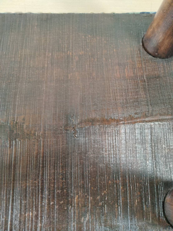 昭和スツール【張替未使用品】ウィリアムモリス・いちご泥棒 7枚目の画像