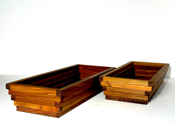 木製カトラリーケース（ミャンマーチーク） 6枚目の画像