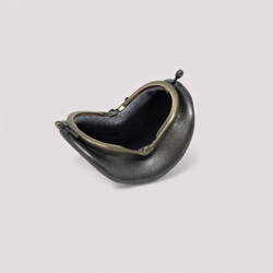 がま口小物入れ（小銭入れ）マカロン型・手のひらサイズ 4枚目の画像