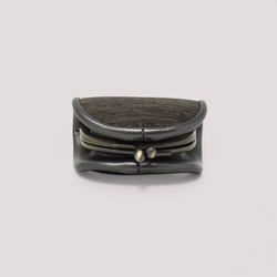 がま口小物入れ（小銭入れ）マカロン型・手のひらサイズ 3枚目の画像