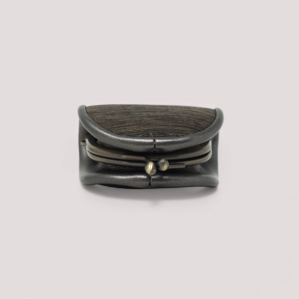 がま口小物入れ（小銭入れ）マカロン型・手のひらサイズ 3枚目の画像