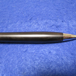 青黒檀　木地仕上げ　ワンピースタイプの木軸ボールペン(シャープペンシル)　 8枚目の画像