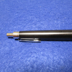 青黒檀　木地仕上げ　ワンピースタイプの木軸ボールペン(シャープペンシル)　 6枚目の画像