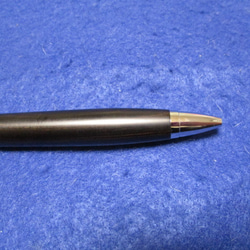 青黒檀　木地仕上げ　ワンピースタイプの木軸ボールペン(シャープペンシル)　 7枚目の画像