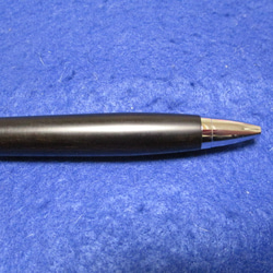 青黒檀　木地仕上げ　ワンピースタイプの木軸ボールペン(シャープペンシル)　 10枚目の画像