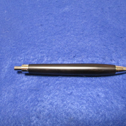 青黒檀　木地仕上げ　ワンピースタイプの木軸ボールペン(シャープペンシル)　 3枚目の画像