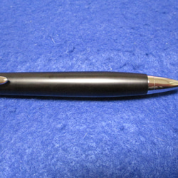 青黒檀　木地仕上げ　ワンピースタイプの木軸ボールペン(シャープペンシル)　 5枚目の画像