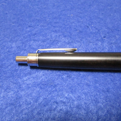 青黒檀　木地仕上げ　ワンピースタイプの木軸ボールペン(シャープペンシル)　 9枚目の画像