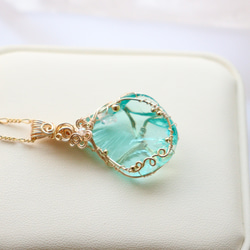 アンダラクリスタル✧ワイヤージュエリーネックレス✧ペンダント