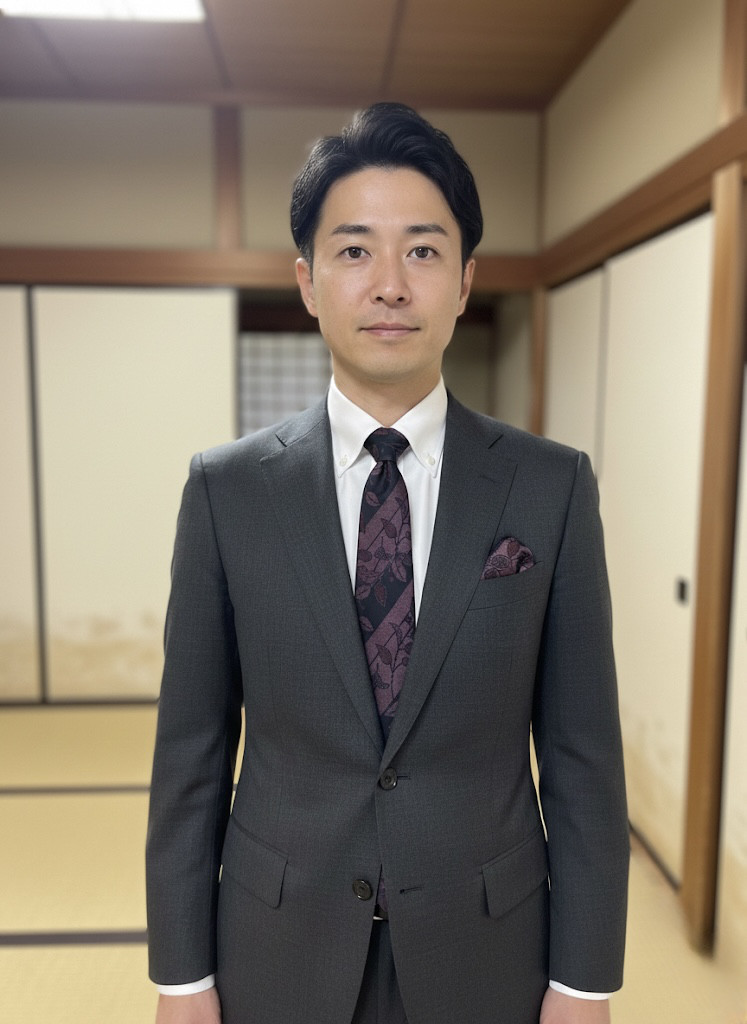 本場大島 泥大島紬ネクタイ&チーフ　「静かなる自信と格式」