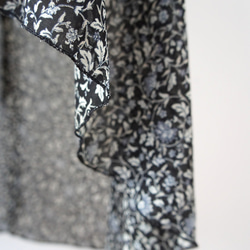 バレエ　ラップスカート[イングリッシュフラワー・ブラック64-119] A185englishflowerbBK 11枚目の画像