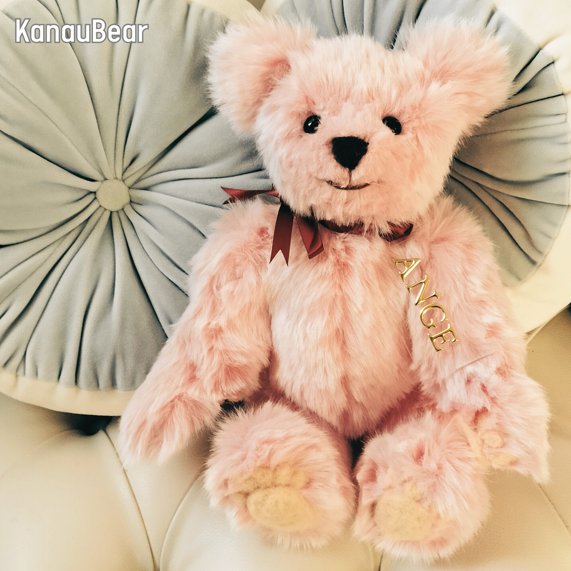 テディベア 30cm 中古品 シュタイフ リンダ Steiff パールピンク