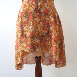 バレエ　ラップスカート[ハウス・レッド57-109] A186house red 7枚目の画像