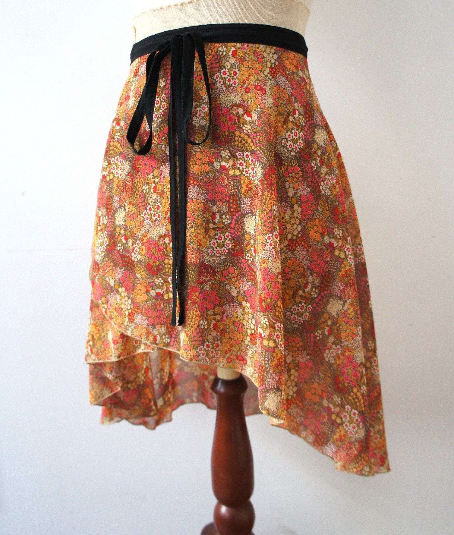 バレエ　ラップスカート[ハウス・レッド57-109] A186house red