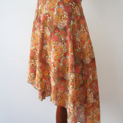 バレエ　ラップスカート[ハウス・レッド57-109] A186house red 8枚目の画像