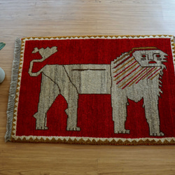 121×83cm【アフガニスタン手織り絨毯 カールモハメディ】ペルシャ絨毯