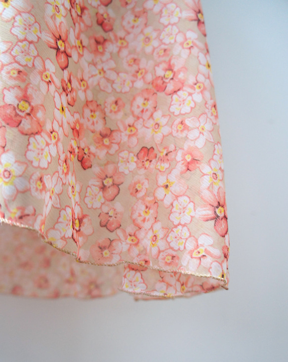 バレエ　ラップスカート[フラワー・ピンク67-126] A187flowerpink 10枚目の画像