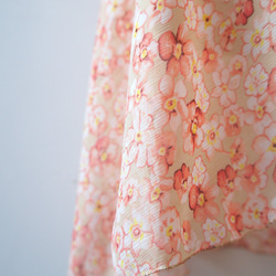バレエ　ラップスカート[フラワー・ピンク67-126] A187flowerpink 4枚目の画像