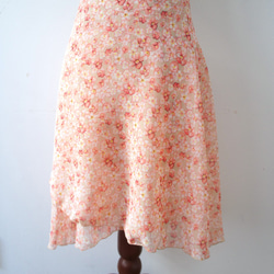 バレエ　ラップスカート[フラワー・ピンク67-126] A187flowerpink 8枚目の画像