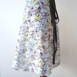 バレエ　ラップスカート[レスター・ブルー52-126] A181leicesterblue 3枚目の画像