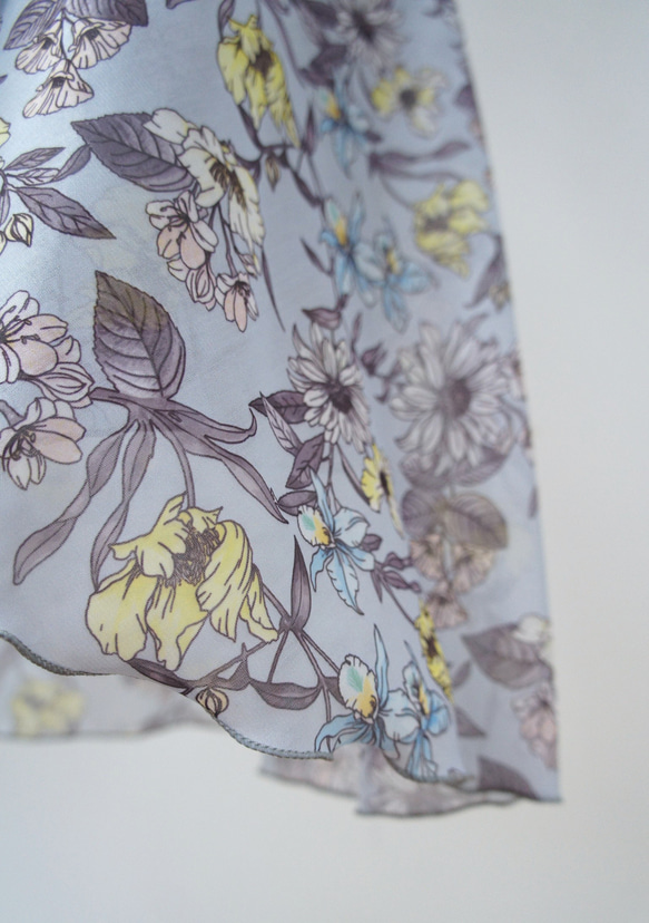 バレエ　ラップスカート[レスター・ブルー52-126] A181leicesterblue 8枚目の画像