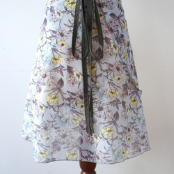 バレエ　ラップスカート[レスター・ブルー52-126] A181leicesterblue 6枚目の画像