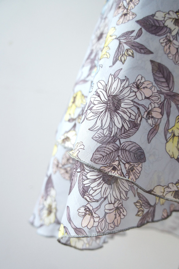 バレエ　ラップスカート[レスター・ブルー52-126] A181leicesterblue 10枚目の画像