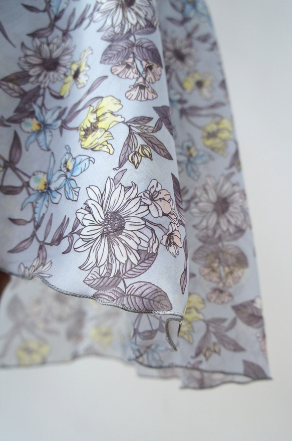 バレエ　ラップスカート[レスター・ブルー52-126] A181leicesterblue 2枚目の画像