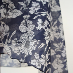 バレエ　ラップスカート[レスター・ネイビー52-126] A182leicesterNavy 3枚目の画像