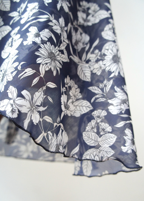 バレエ　ラップスカート[レスター・ネイビー52-126] A182leicesterNavy 11枚目の画像