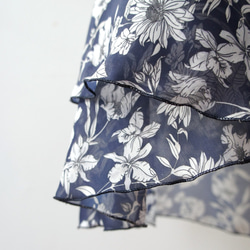 バレエ　ラップスカート[レスター・ネイビー52-126] A182leicesterNavy 8枚目の画像