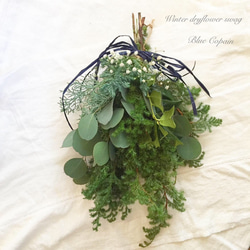 ࣪⊹レモンユーカリ2種のユーカリのドライフラワースワッグ ࣪